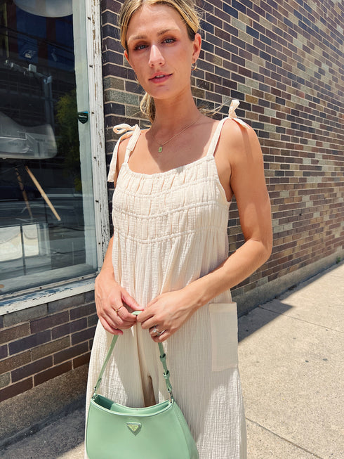 Easy Peasy Jumpsuit // Cream